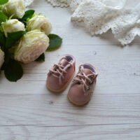 Черевички для ляльки рожеві 4,8*2,8см AK131