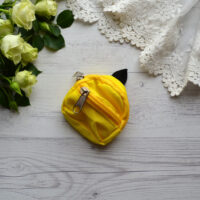 Рюкзак для ляльки жовтий 8*7см  AL66