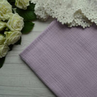 Муслін тоненька жата бавовна лавандова Відріз 34*25см TKR264