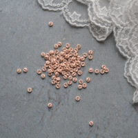 Міні Ґудзики металеві персик 3мм 10шт B262
