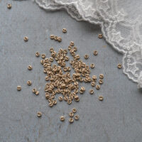 Міні Ґудзики металеві беж 3мм 10шт B271