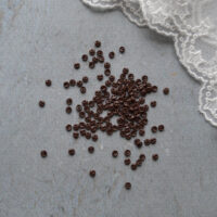 Міні Ґудзики металеві коричневий 3мм 10шт B273