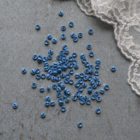 Міні Ґудзики металеві блакитний 3мм 10шт B275