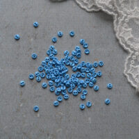 Міні Ґудзики металеві блакитний 3мм 10шт B277