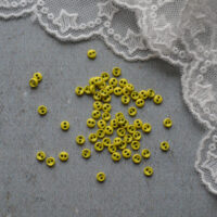 Міні Ґудзики металеві жовтий 3мм 10шт B279