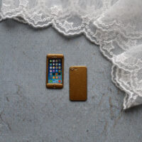 Телефон для ляльки бронза 27*13мм AG005