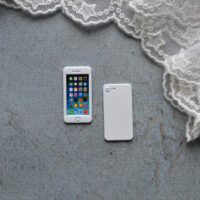 Телефон для ляльки білий 27*13мм AG007