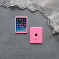 Планшет Apple iPad для ляльки рожевий 38*28мм AG008