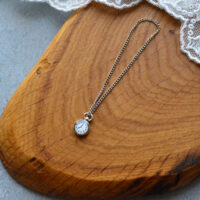 Міні годинник на ланцюжку срібло 7мм AL90