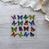 Термонаклейка метелики маленькі 10*10см AT058