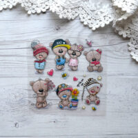 Термонаклейка Teddy 10*10см AT069