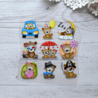 Термонаклейка Teddy 2 Розмір аркуша 11*11см AT071