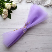 Фатин жорсткий фіолетовий 23*160см TF72