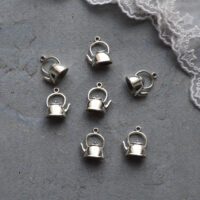 Підвіска чайник срібло 20*15мм PD018