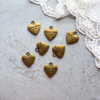 Підвіска Made with Love 20*18мм 1шт.бронза PD065