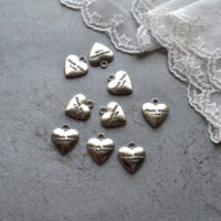 Підвіска Made with Love 20*18мм 1шт. срібло PD066