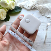 Кравецький сантиметр автоматичний білий 150см AS073