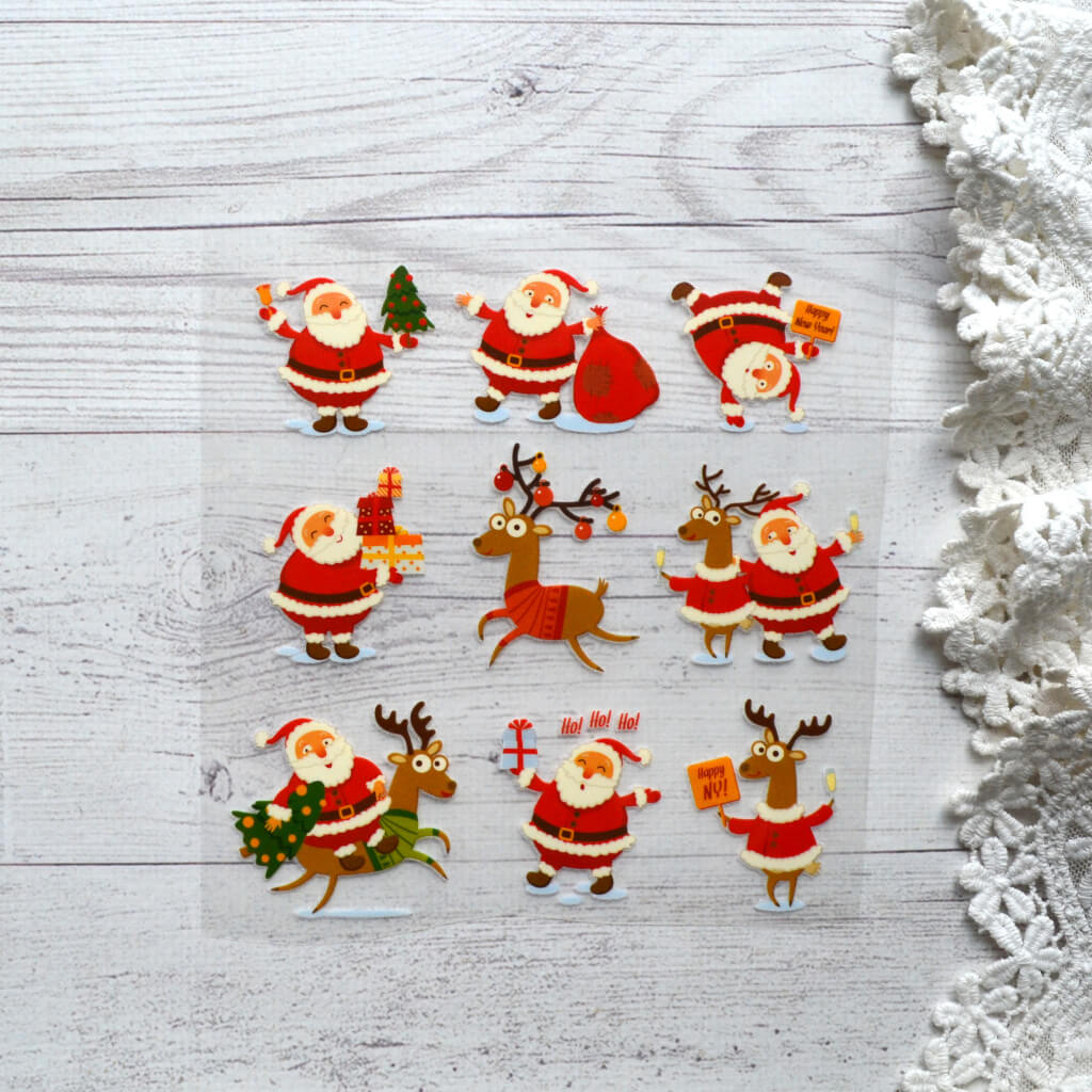 Термонаклейка Santa Claus. Розмір аркуша 12*12см AT134 • at134 Термонаклейка Santa Claus. Розмір аркуша 12*12см AT134