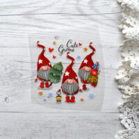 Термонаклейка Red Gnomes. Розмір аркуша 8*8см AT138
