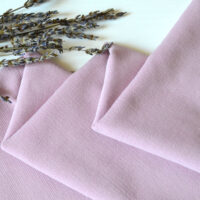 Тонкий мікровельвет для одягу ляльки пудровий FV04 Відріз 25*45см
