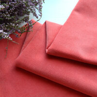 Тонкий мікровельвет для одягу ляльки блідо-червоний 24*45см FV13