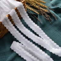 Мереживо прошва для шиття білий 3cм  MPR51