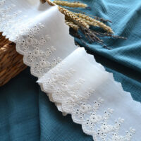 Мереживо на батисті прошва беж ширина 11 см MPR115