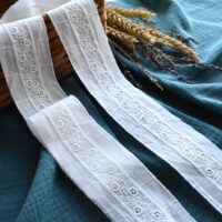 Мереживо прошва для шиття біле 3.5см MPR67