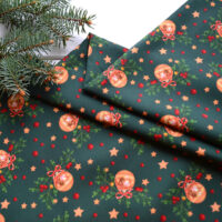 Штучна бавовна новорічні іграшки 36*50см TKC005