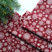 Бавовна для рукоділля Сніжинки 36*50см TKK028