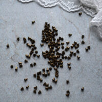 Люверси для взуття ляльки 1мм бронза в наборі 20шт L013