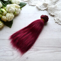 Волосcя для ляльки шовк 15см  SH046