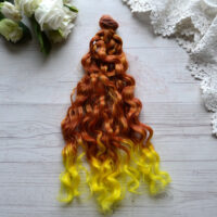 Волосся для ляльки 25см KT2104