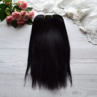 Волосся для ляльки кізочка довжина 16-18 см 100грам K1B-p