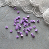 Міні Ґудзик на ніжці плоский фіолетовий 5мм 10шт B356