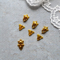 Міні замочок застібка для валізи сумочки 9*14.4мм Золото FR042