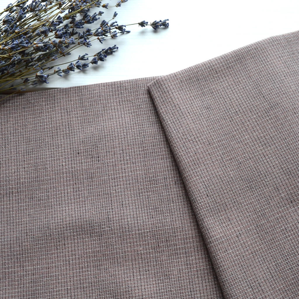 Японська фактурна бавовна світло - коричнева в клітинку Відріз 24*35см TKY031 • tky031 Японська фактурна бавовна світло - коричнева в клітинку Відріз 24*35см TKY031