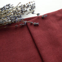 Японська фактурна бавовна бордова в клітинку Відріз 24*35см TKY037