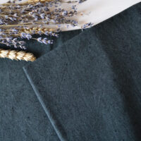 Японська фактурна бавовна сіро-зелений з чорними вкрапленями Відріз 24*35см TKY081