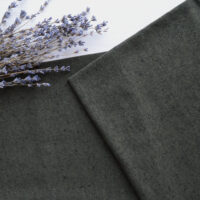 Японська фактурна бавовна болотний з чорними вкрапленями Відріз 24*35см TKY085