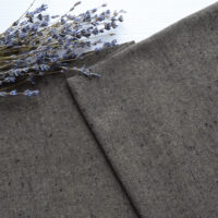 Японська фактурна бавовна холодний коричневий з чорними вкрапленями Відріз 24*35см TKY089