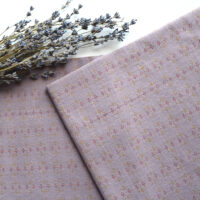 Японська фактурна бавовна хрестики на світло-фіолетовому фоні Відріз 24*35см TKY094