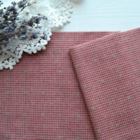 Японська фактурна бавовна червоний Відріз 24*35см TKY200