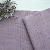 Японська фактурна бавовна фіолетовий Відріз 24*35см TKY203