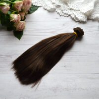 Шовкове волосcя для ляльки 20см  VSH025