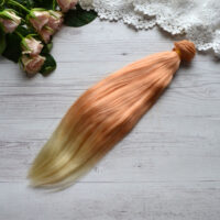 Шовкове волосcя для ляльки 25см  VSH02om