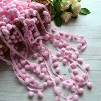 Стрічка декоративна з помпонами 1см MPB03