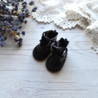 Чобітки  для ляльок чорні 4.8*2.8см AK57