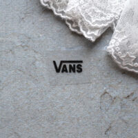 Термонаклейка Vans Чорна Розмір 2*1см AT141