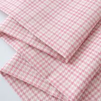 Тоненька бавовна рожеві гусячі лапки маленькі 37*50см TKK093